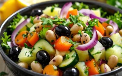 Ensalada de Chocho con Aceitunas y Zanahorias